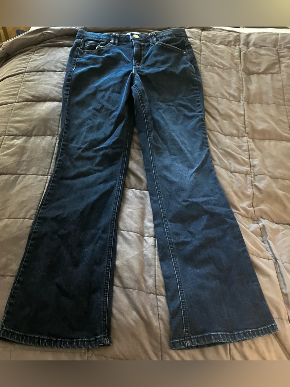Democracy Ab Technology Bootcut Jeans Women's Size 8 Dark Wash Stretch Blue